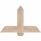 Ekena Millwork Eugene Smooth Timber Gable Bracket, Douglas Fir, 36"W x 24"H x 5 1/2"D x 5 1/2"F, 16/12 Pitch GBW036X24X0606EUG00SDF - alternate 1